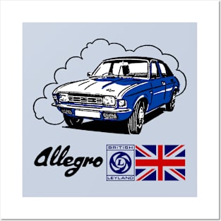 AUSTIN ALLEGRO - in blue Posters and Art